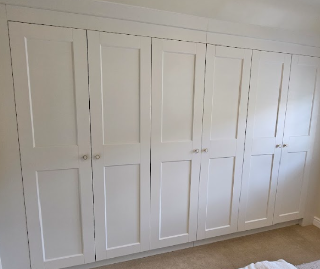 Full Wall Six Door Wardrobes