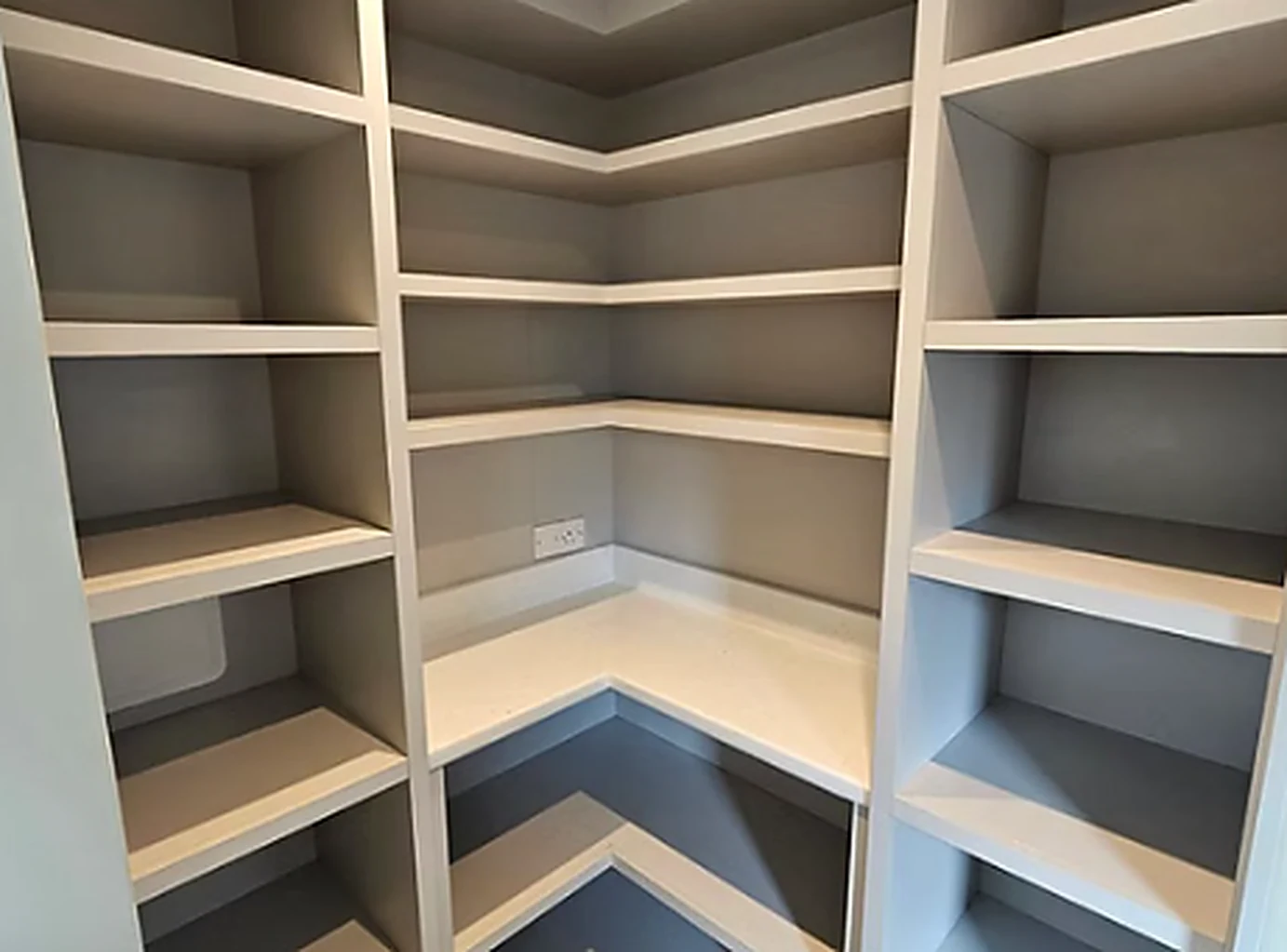 Corner Pantry Shelving