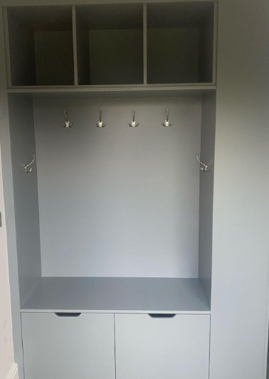 Grey Hallway Boot Room