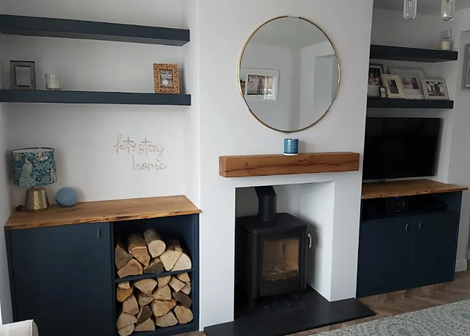 Navy Alcove Units