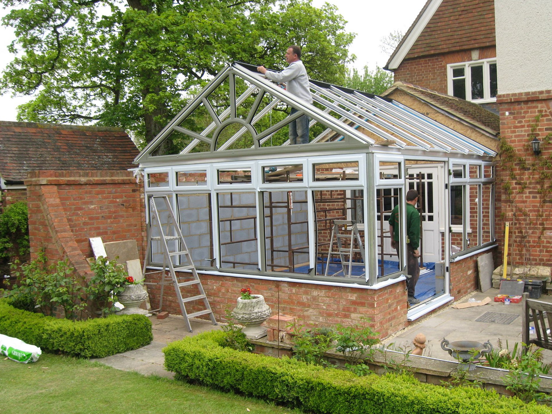 Radley conservatory and orangery installation in Buckinghamshire - job 17