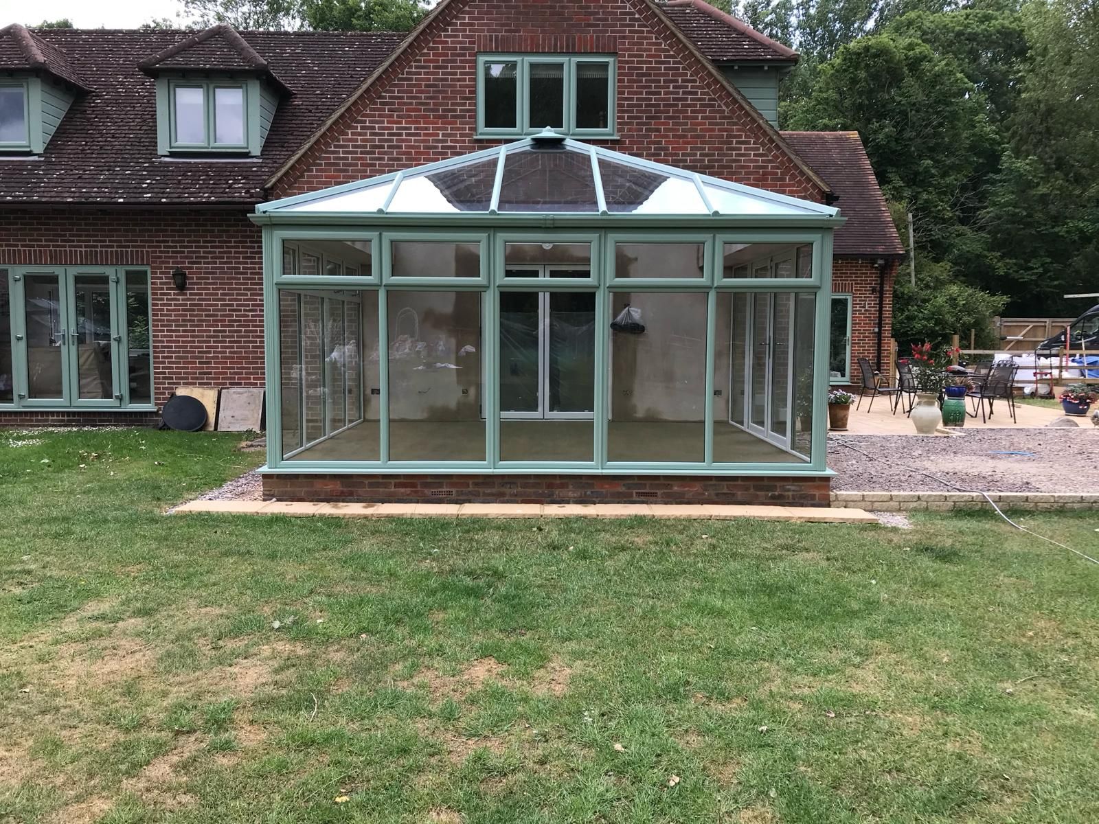 Radley conservatory and orangery installation in Buckinghamshire - job 18