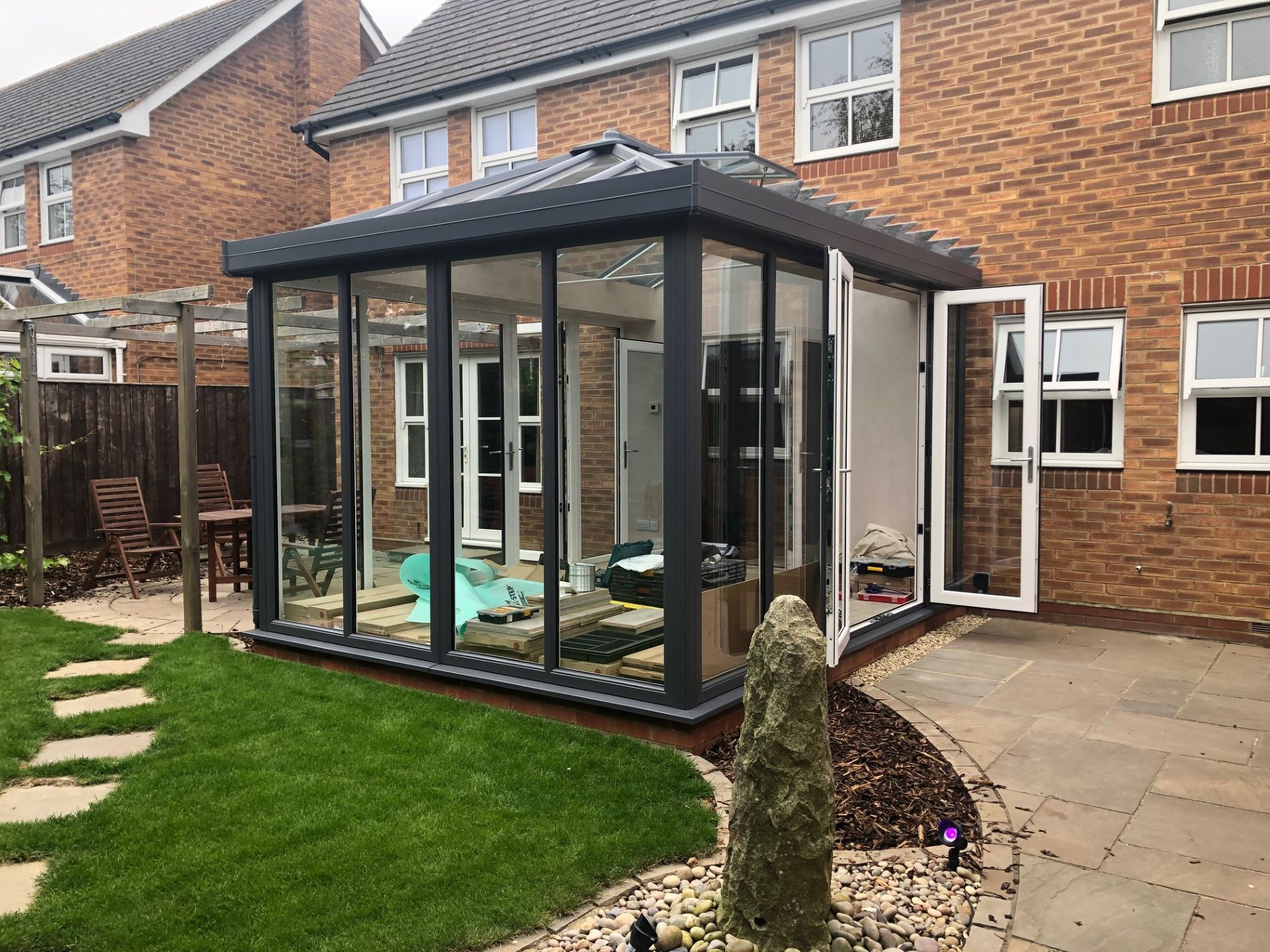Radley conservatory and orangery installation in Buckinghamshire - job 32
