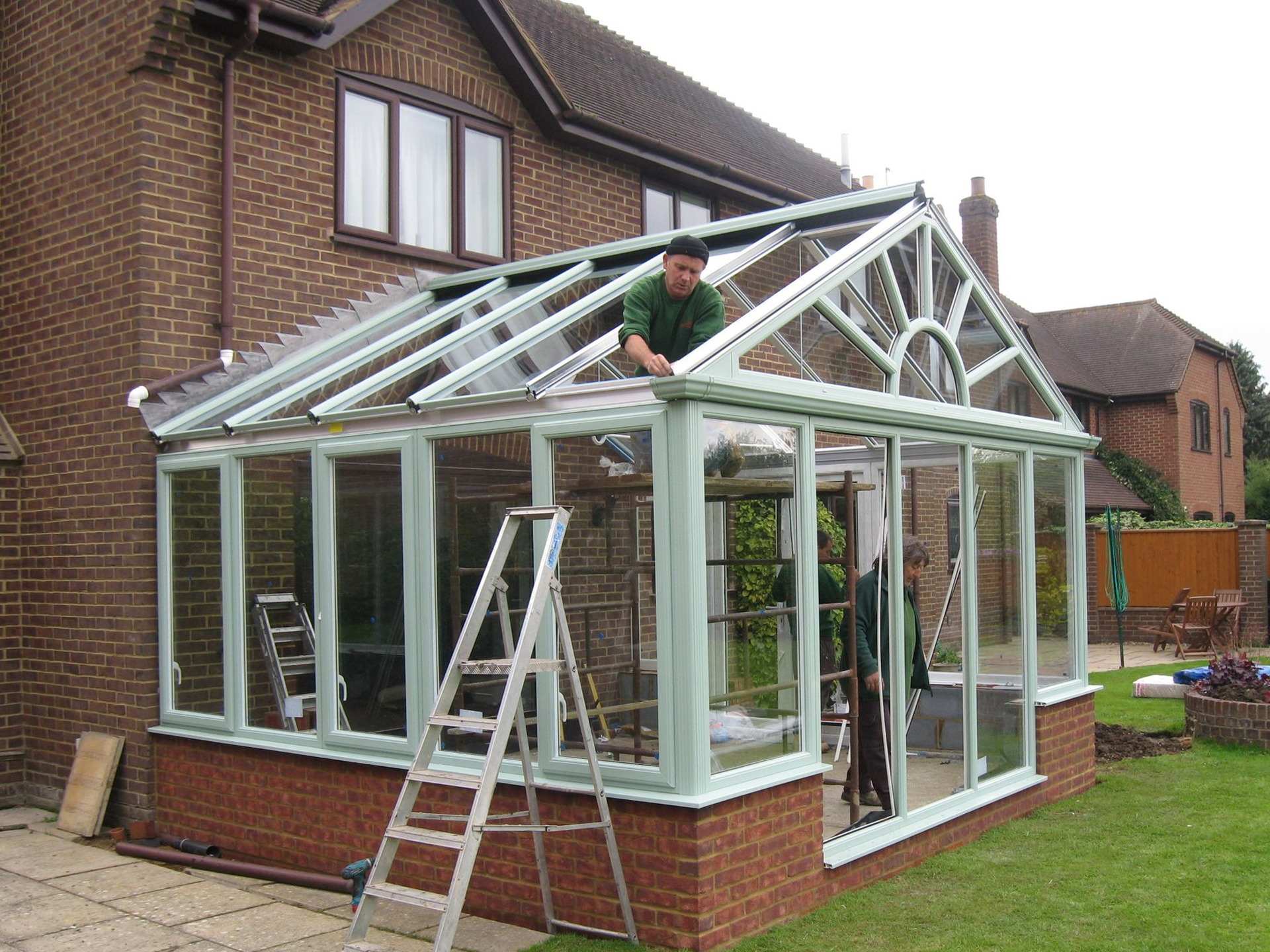 Radley conservatory and orangery installation in Buckinghamshire - job 53